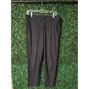 Lululemon Commission Pant Slim 32" Warpstreme Obsidian Sz 32